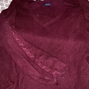 American Eagle Red Sweater